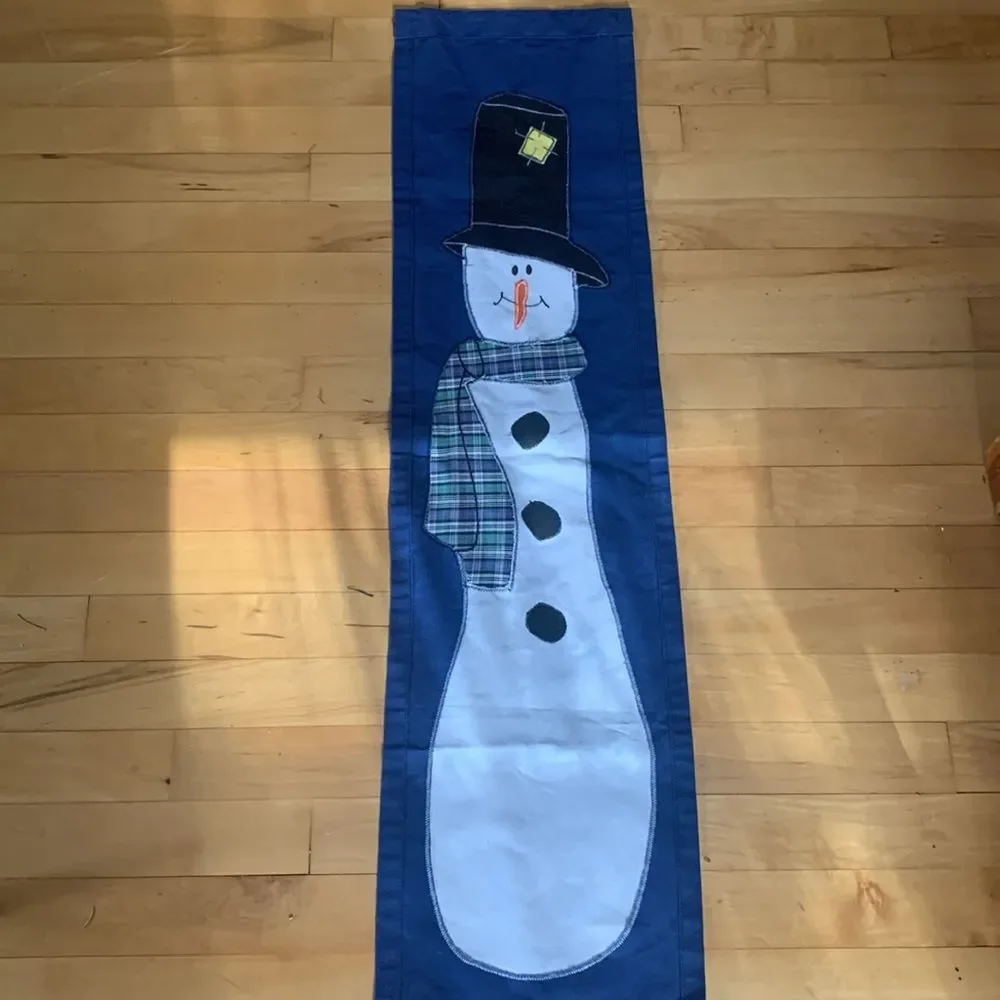 Snowman Light Pole Flag